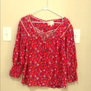 Floral sweet little blouse